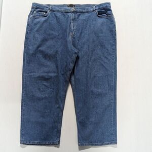 Asos DESIGN US Plus Size 24 Medium Rinse Straight Leg Jeans